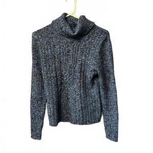 Size M - Women's -Rafaella - Cable Knit Turtleneck Sweater -
